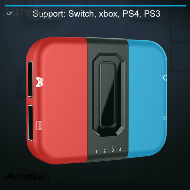 Arnelian P11 鼠標和鍵盤轉換器適配器控制器兼容 Switch Xbox Ps3 Ps4 遊戲手柄