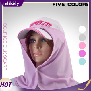 Clikely Golf 速乾透氣冰絲圍巾,男女防曬防紫外線圍巾