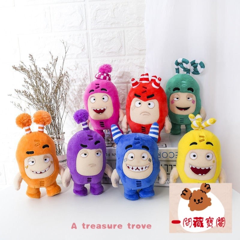 【臺灣.熱銷】Oddbods奇寶萌兵毛絨玩具小孩生日禮物玩偶娃娃機公仔正品包郵 LS F