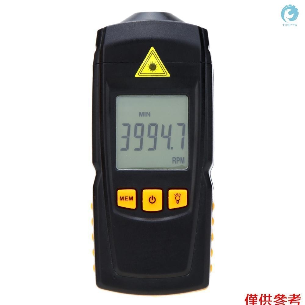 非接觸式 GM8905 數字激光轉速計轉速計測試儀寬測量範圍 2.5-9999RPM LCD 顯示屏