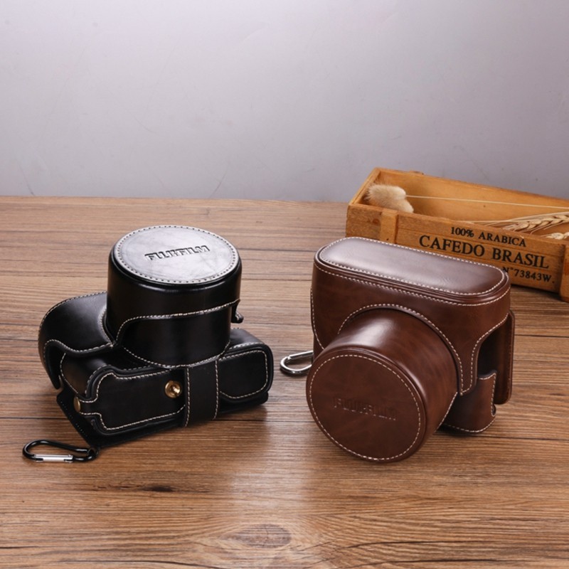 適用富士X100V微單XT100相機包X100F底座半套X100S X100T保護皮套