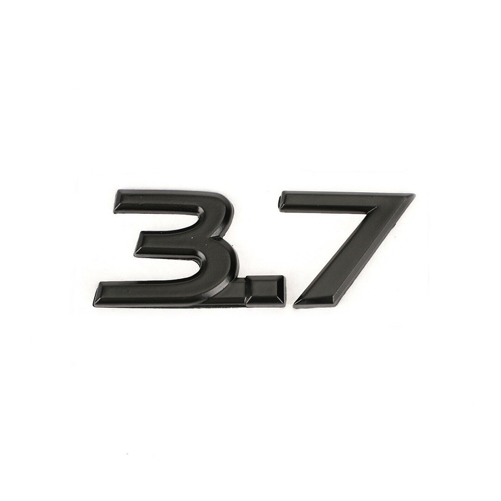 超低價❤️1 件 3.7 擋泥板側行李箱標誌徽章貼花適用於英菲尼迪 Q50 QX70 2014-16 黑色