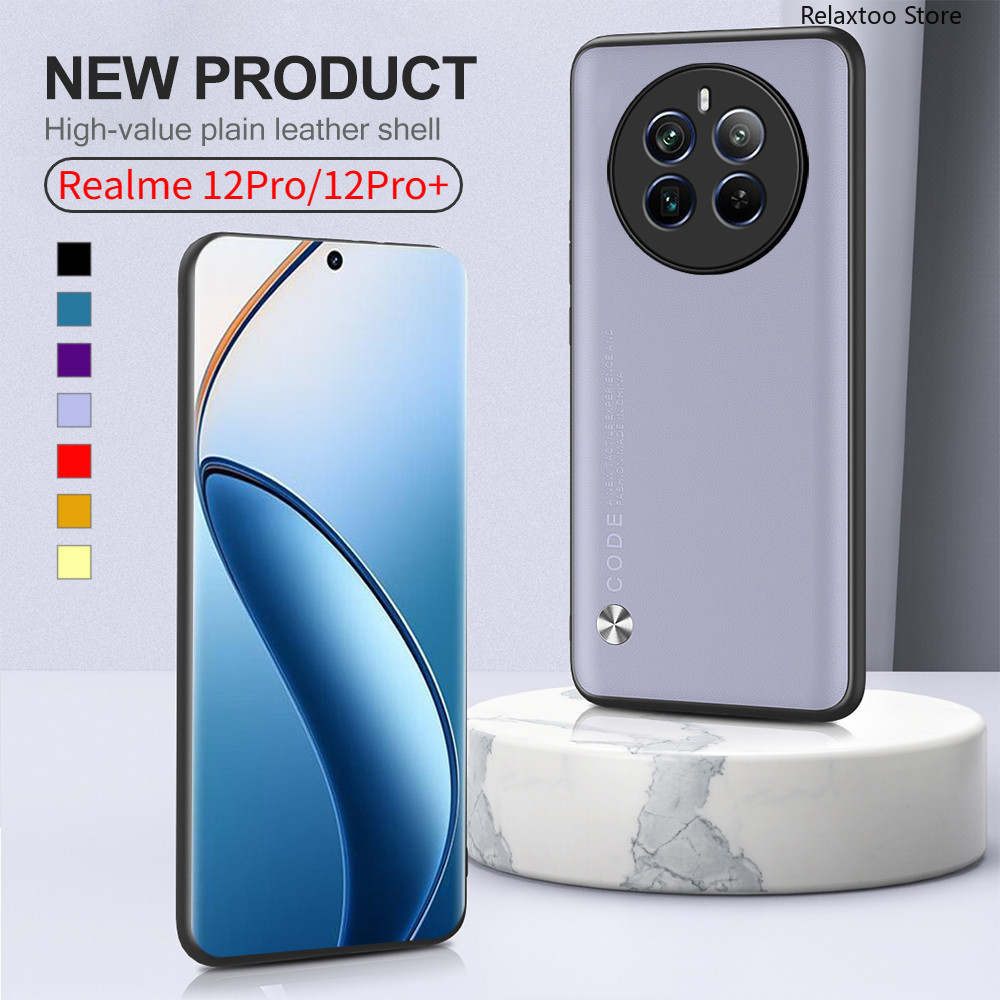 Realme12 X 5G 啞光皮套適用於 Realme 12 Pro Plus + Pro+ 12Pro+ 12X 1
