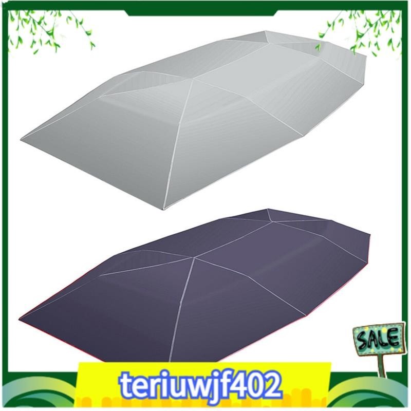 【●Ti●]汽車雨傘遮陽罩帳篷布 4x2.1m 通用防紫外線不帶支架