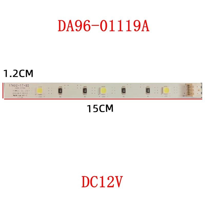 SAMSUNG Azj DA96-01119A DC12V 適用於三星冰箱 LED LAMP 燈條顯示燈照明板零件