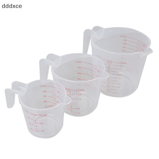 Dddxce 高品質塑料量杯大容量刻度杯 250/500/1000ml 全新