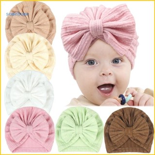 一些垂直條紋胎帽嬰兒帽幼兒頭巾帽子時尚頭飾