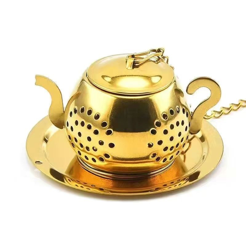 «茶漏» 現貨 新款創意304不鏽鋼濾茶器 茶漏 泡茶神器茶葉過濾網可愛隔茶球通用