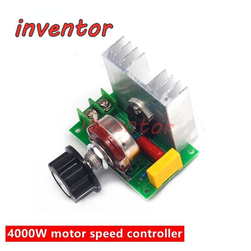 4000W AC 220V 可控矽穩壓器 Mayitr 可調電源板有刷電機電熨斗的速度控制調光器