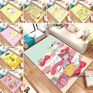 卡通可愛布丁狗（Pom Pom Purin）地毯臥室地墊兒童房床頭地毯客廳家居裝飾地毯訂製RY2