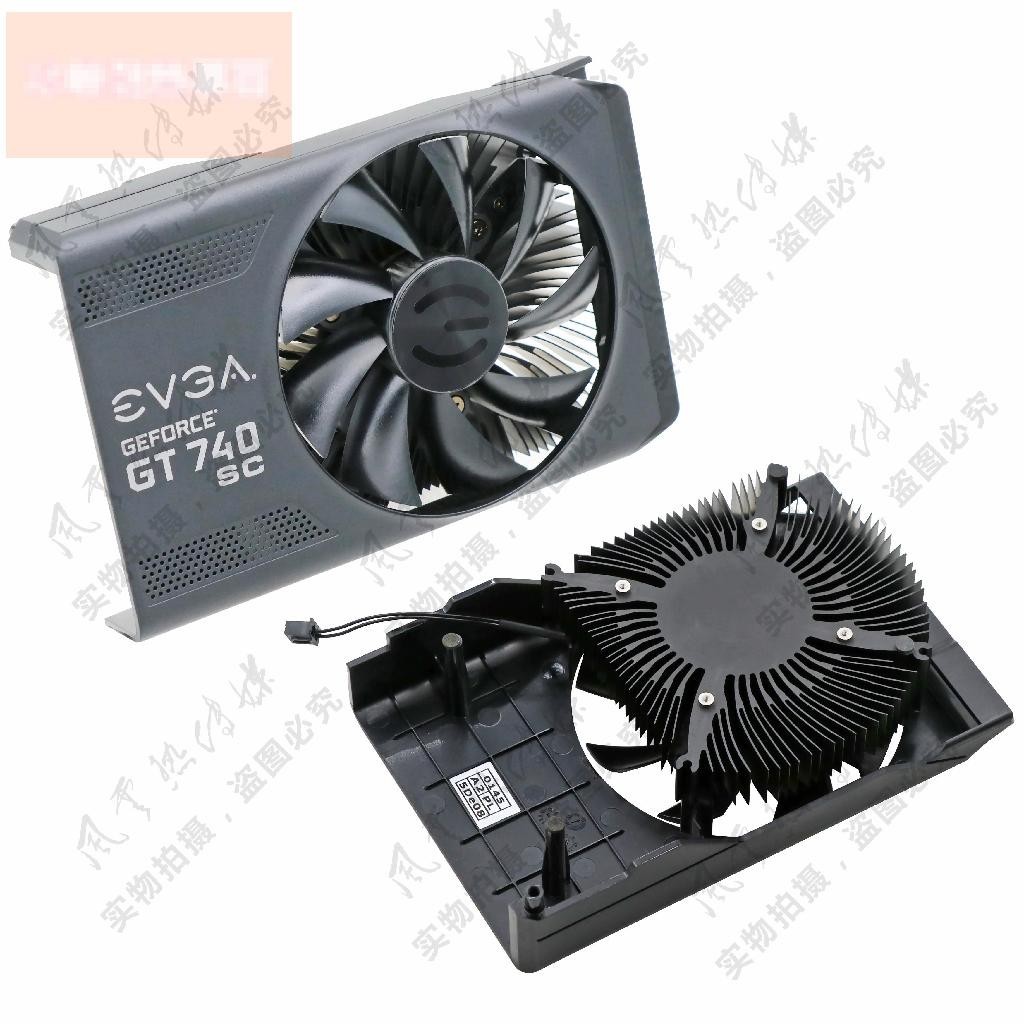 散熱風扇✨EVGA GT740 SC MINI短卡小鋼炮顯卡散熱器兼容昂達GTX1050/1050Ti