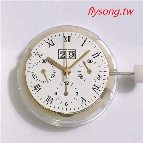 手錶配件國產上海7750機芯12點位日曆 3點位走小秒 自動機械機芯