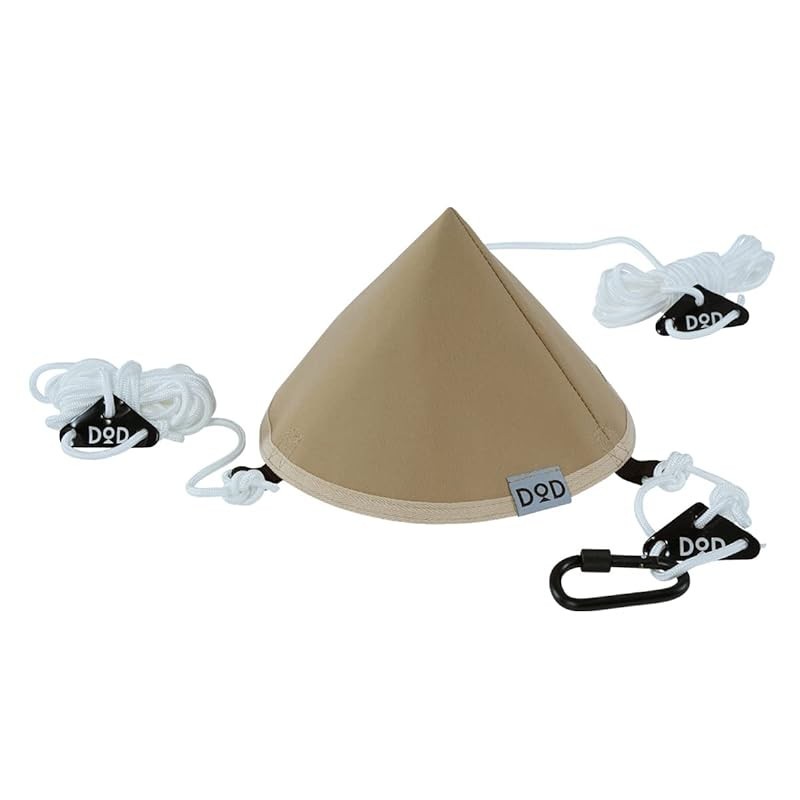 【日本直送】DOD Tongari Hat One Pole Ten 防水篷布连接件 [带安全扣和绳索] TG1-768