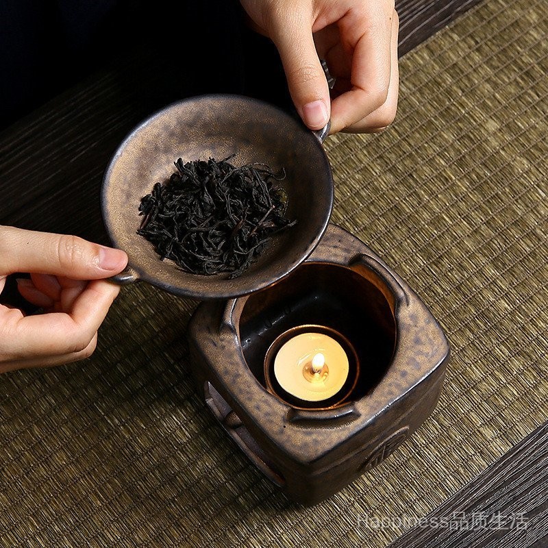 ✨24小時出貨✨中式考茶爐圍爐焙茶器茶葉提香爐蠟燭加熱烘茶醒茶恆溫茶爐煮茶器