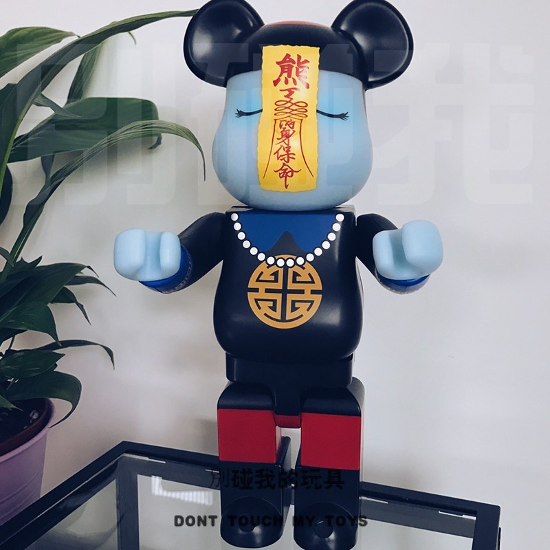 暴力熊 bearbrick 400%手辦積木熊 小殭屍熊玩具植公仔模型庫柏力克熊