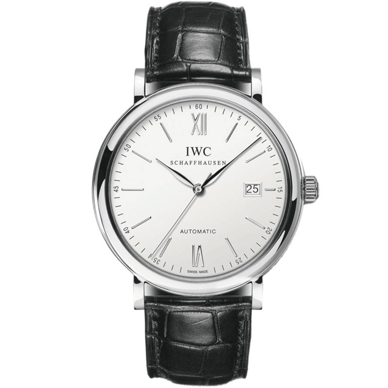 柏濤菲諾系列 瑞士腕錶 自動機械 40毫米 IW356501男士手錶正裝白盤銀針