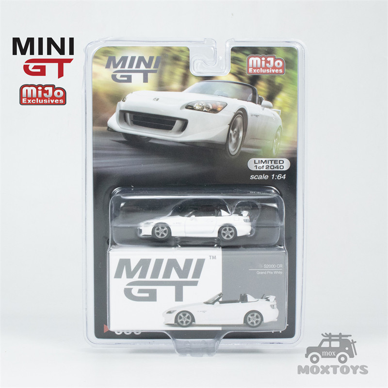 Mini GT 1:64 Honda S2000 (AP2) CR Grand Prix 白色壓鑄模型車