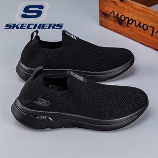 【現貨】斯凱奇/Skechers Go Run ArchFit 2023新款男士厚底耐磨運動鞋 套腳休閒鞋 透氣 防臭