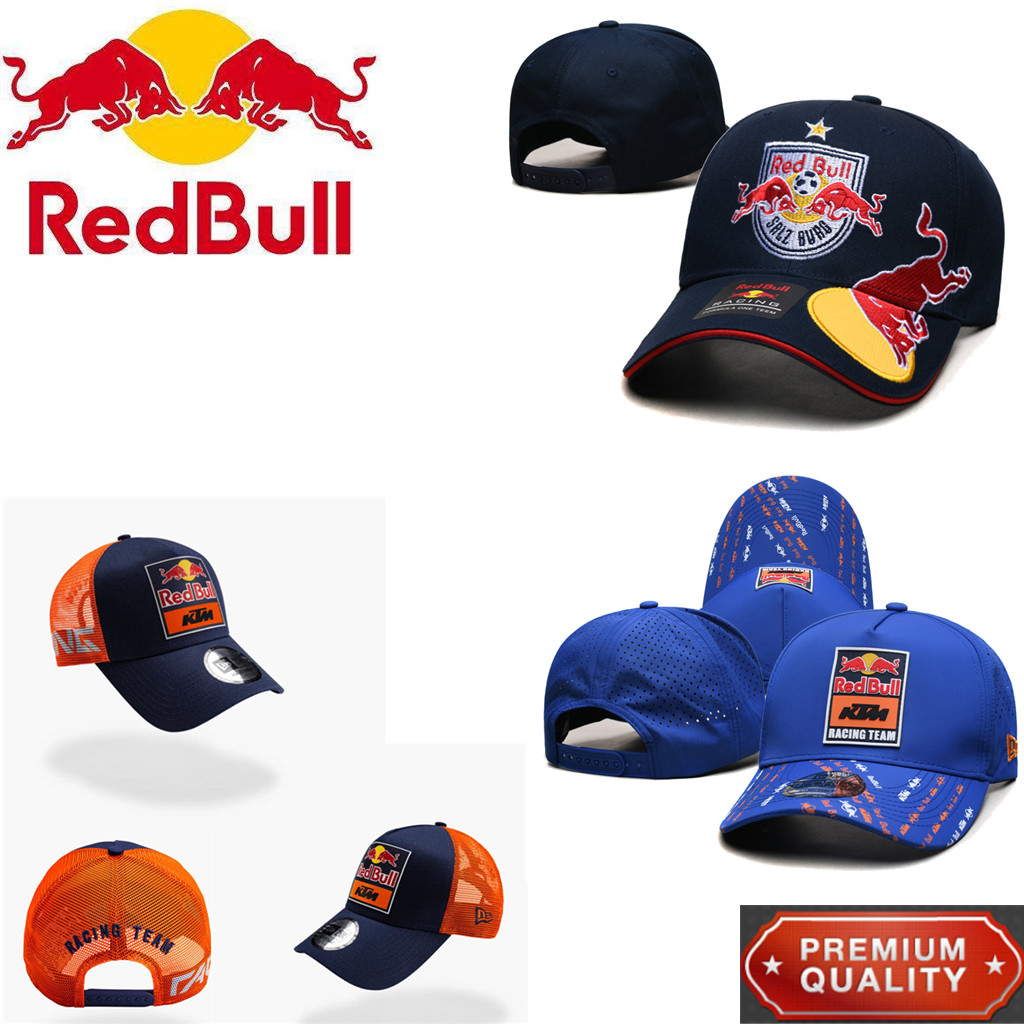 Red Bull Co 全新棒球遮陽帽帶新款刺繡上衣鏤空透氣可調節運動帽