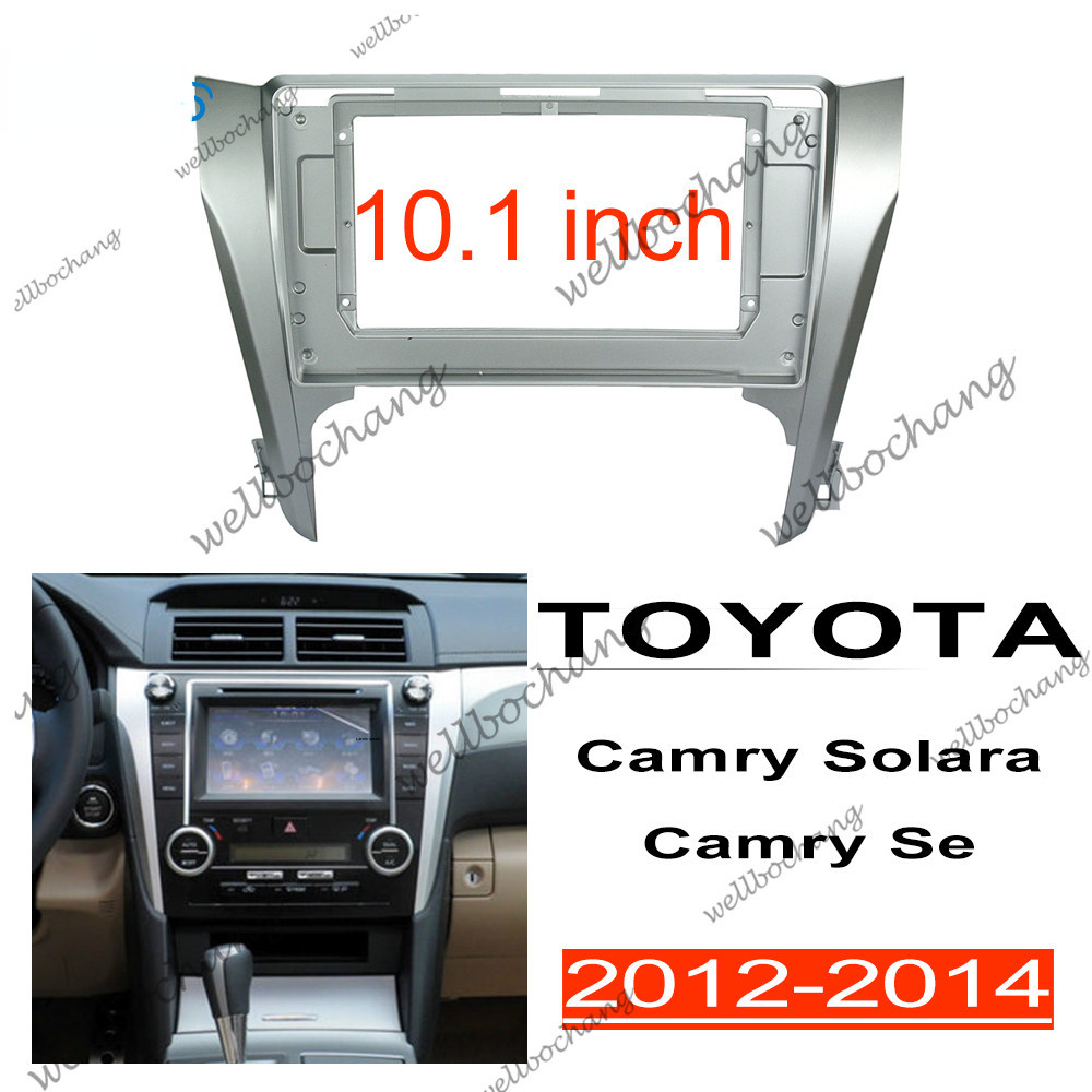 豐田 2din 立體聲面板適用於 TOYOTA CAMRY Solara SE 2012-2014 10.1 英寸主機蓋