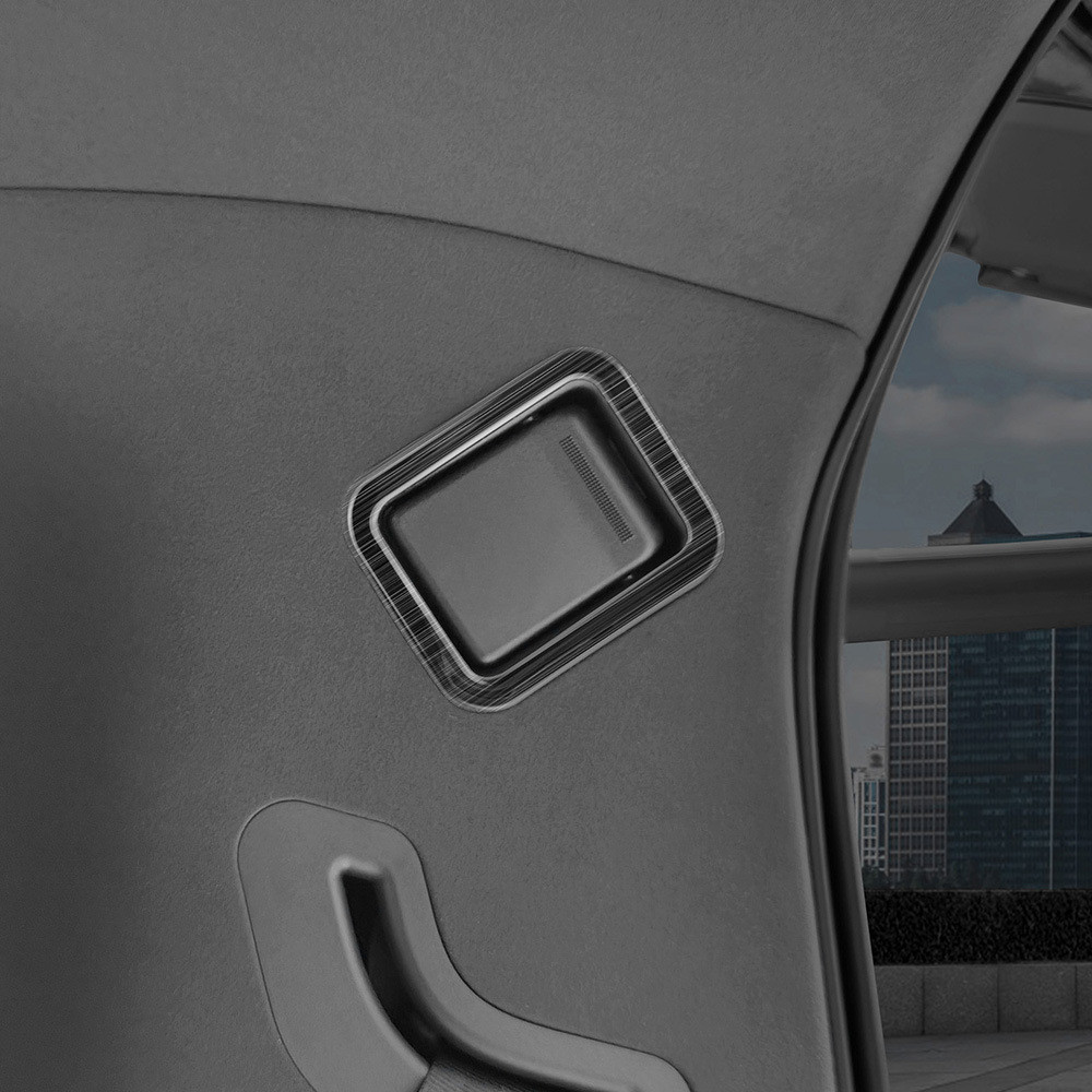 【樂購】適用23款豐田ALPHARD/VELLFIRE40系不銹鋼第三排座椅卡扣裝飾框