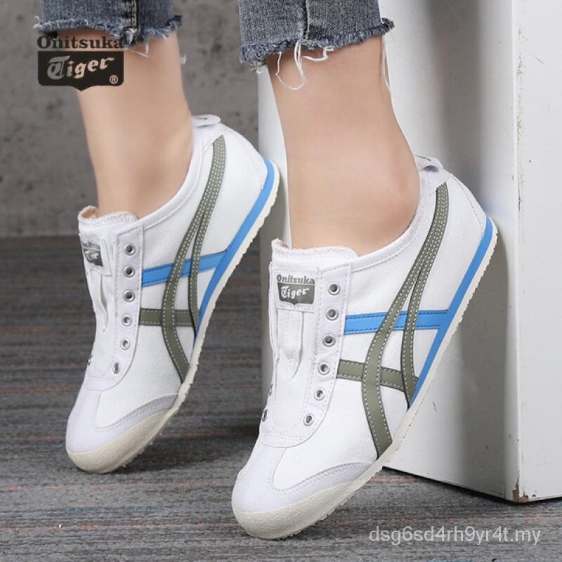 亞瑟士 高品質 Asics Onitsuka tiger (Tigre Onitsuka) 墨西哥66帆佈軟底運動老虎休