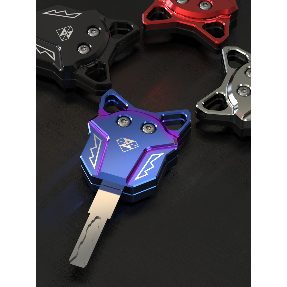 優馳車品適用於小牛UM鑰匙頭改裝配件電動車裝飾電門鎖匙殼MQIL鑰匙蓋套