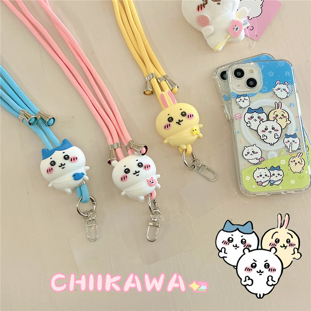 可愛的 Chiikawa 外殼帶磁鐵 Popsoket 硬手機保護套適用於 iPhone 15 Pro Max 14 1