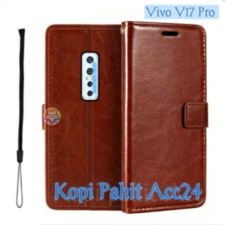適用於 Vivo V17 Pro Vivo 1909 1910 翻蓋錢包手機皮套磁性翻蓋錢包外殼的 HP 手機殼