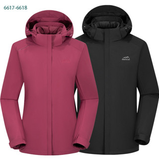 【Ladaferr-outdoors】大品牌廠商風雪狼出貨 戶外羽絨衝鋒衣男女 冬季防風保暖羽絨內膽拆卸三合一兩件套