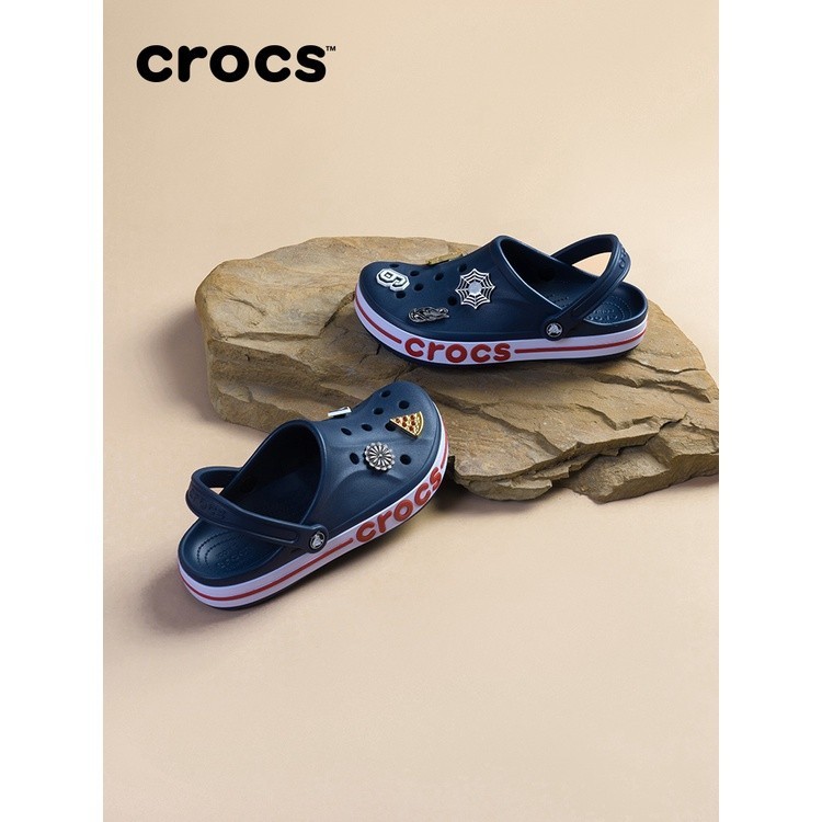 Crocs洞洞鞋 卡駱馳沙灘鞋戶外包頭拖鞋男平底鞋女鞋|205089 Crocs卡洛馳