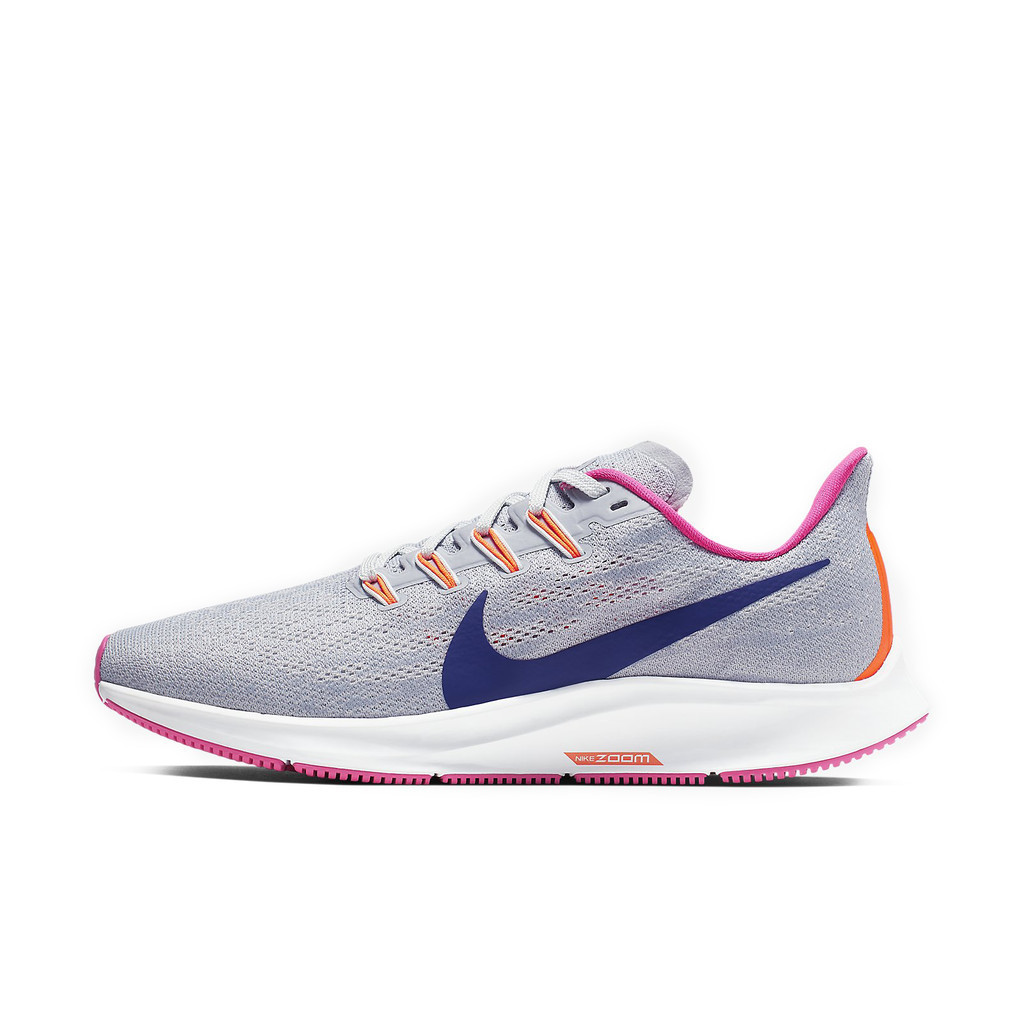 Nike 慢跑鞋 Wmns Air Zoom Pegasus 36 灰 藍 桃紅 小飛馬 女鞋 CK4473-001