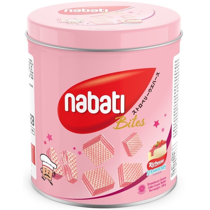 Richeese 麗芝士Nabati 草莓風味起司威化餅300g