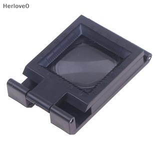 Herlove 顯微鏡折疊放大鏡支架放大鏡帶刻度用於紡織光學可折疊 TW