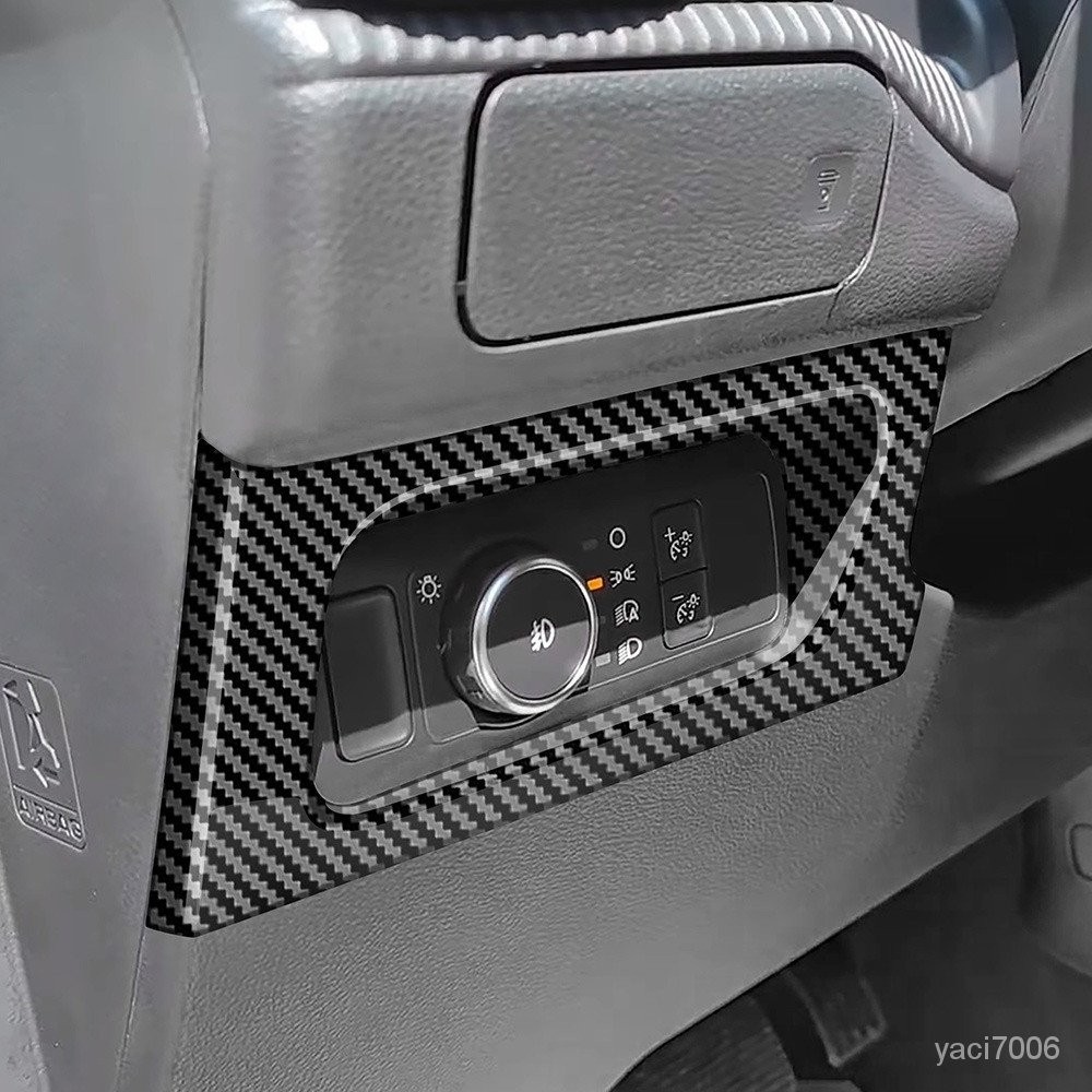 ✨24小時出貨✨適用23款福特ranger皮卡大燈調整框內飾貼碳纖紋內飾改裝配件