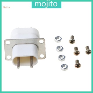 Mojito 家用電子微波爐磁控管燈絲 4 針插座轉換器白色