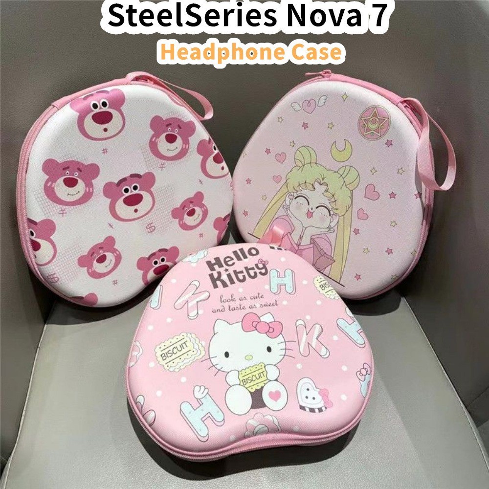 【潮流前】For Steelseries Nova 7 耳機套酷潮卡通系列耳機耳墊收納包外殼盒