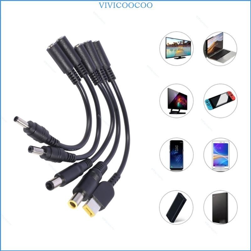 Vivi DC 轉換器電纜線 4 5x3 0mm 至 7 4x5 0 5 5x2 5 7 9x5 4mm 4530 方形