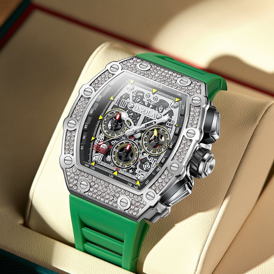 [現貨]新款高檔手錶男士炫酷大表盤潮流防水氚氣全自動理查得米勒機械錶