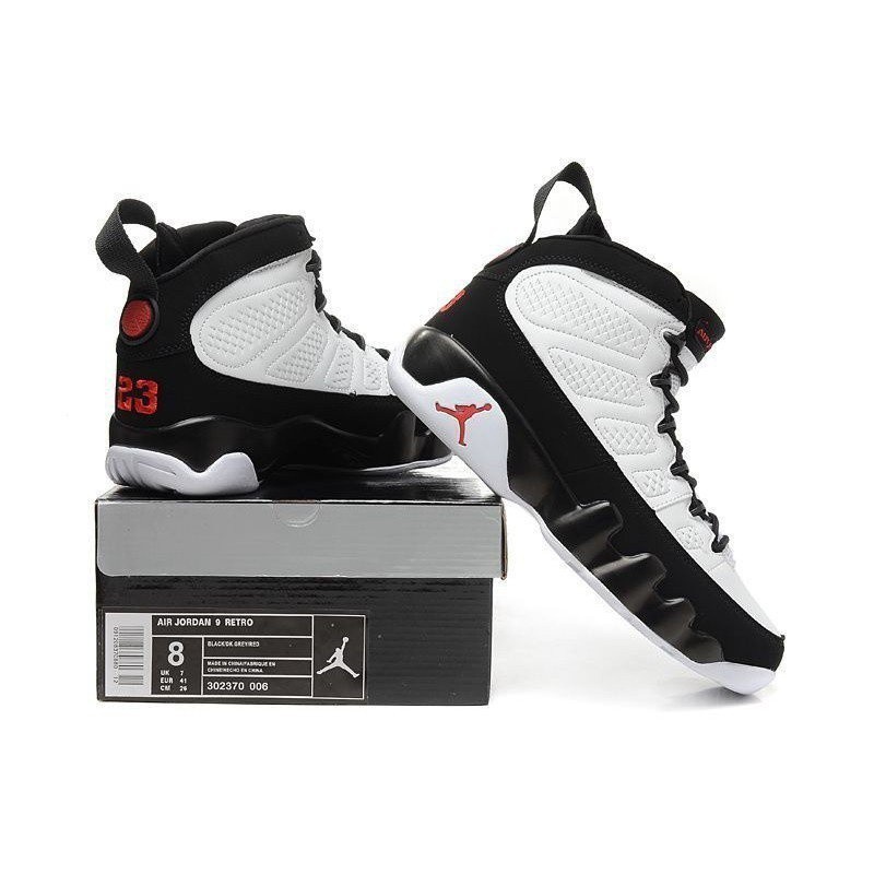 Air Jordan 9 運動鞋白色紅色黑色 ehc6