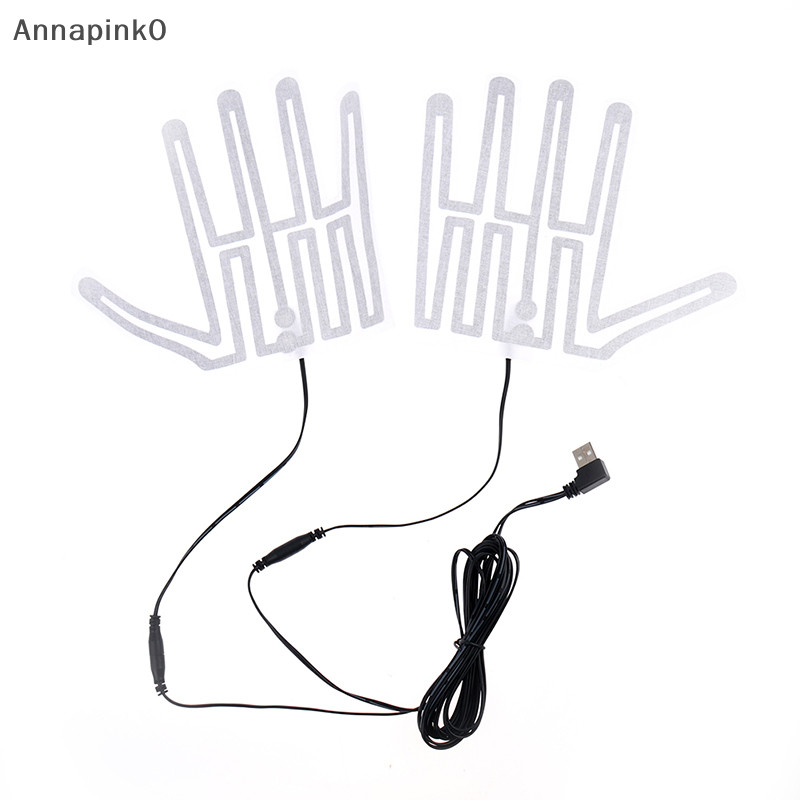 Anap 5V 碳纖維手套墊暖手器 USB 薄膜電冬季加熱墊 EN