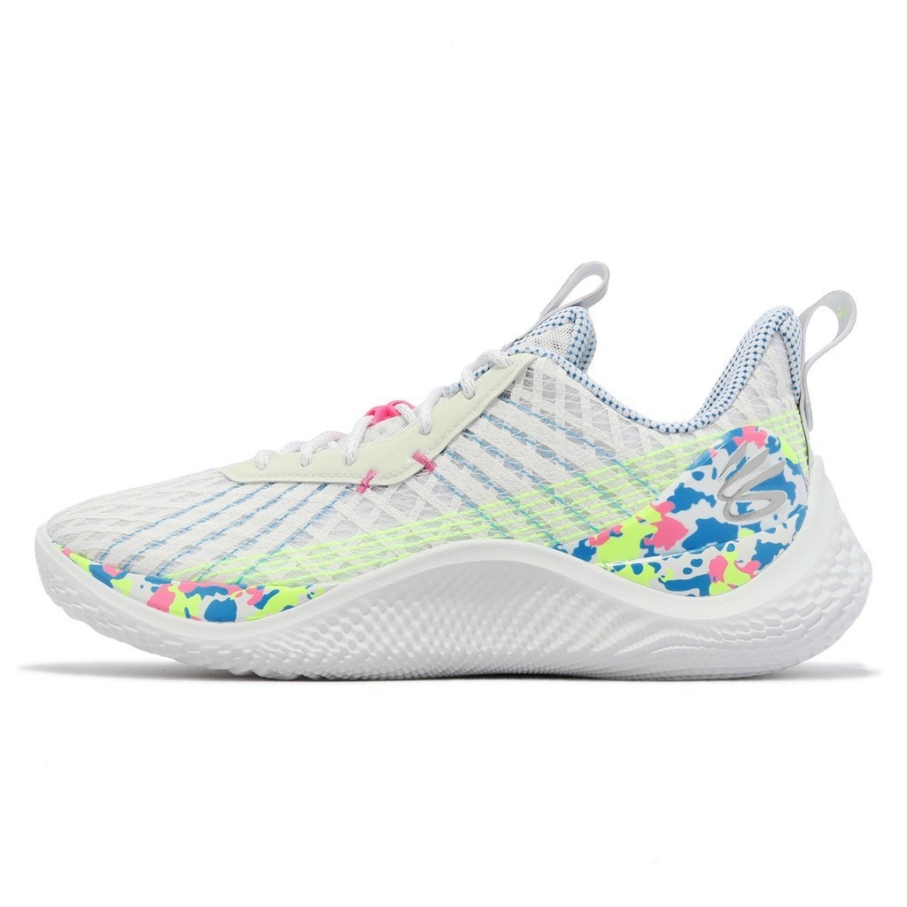 Top 經典運動鞋 Under Armour Curry 10 Splash Party 籃球鞋灰色白色男士 30262