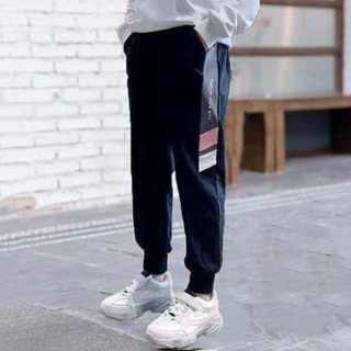 🌈Angel Baby🌈女童長褲 在臺出貨 2024春秋款中大童女運動褲兒童寬鬆束腳休閒褲女洋氣哈倫褲長褲子