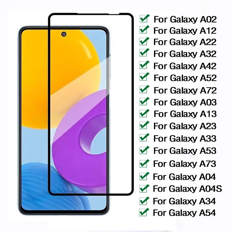 Samsung 9d Gehard Glas Voor 三星 Galaxy A 04 S A34 A54 A13 A03