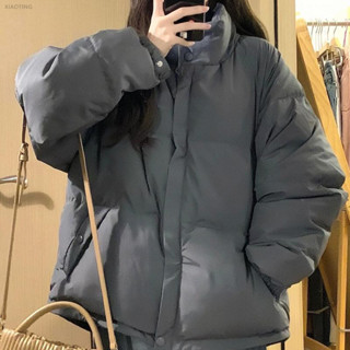 短款羽絨衣外套 立領羽絨棉服 冬季新款保暖輕羽絨 時尚小個子麵包服 加厚外套 輕羽絨女 保暖外套 寬鬆大碼外套