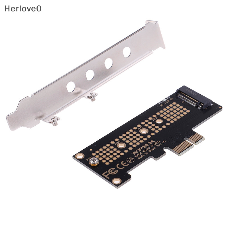 Herlove NVMe PCIe x4 x2 M.2 NGFF SSD 轉 PCIe x1 轉換卡適配器 PCIe x
