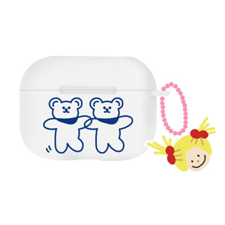 小熊蘋果airpods pro帶圖案矽膠保護套airpods3代無線藍牙耳機