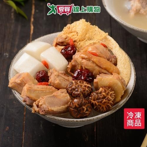 佳佳竹笙排骨雞湯900G/碗【愛買冷凍】