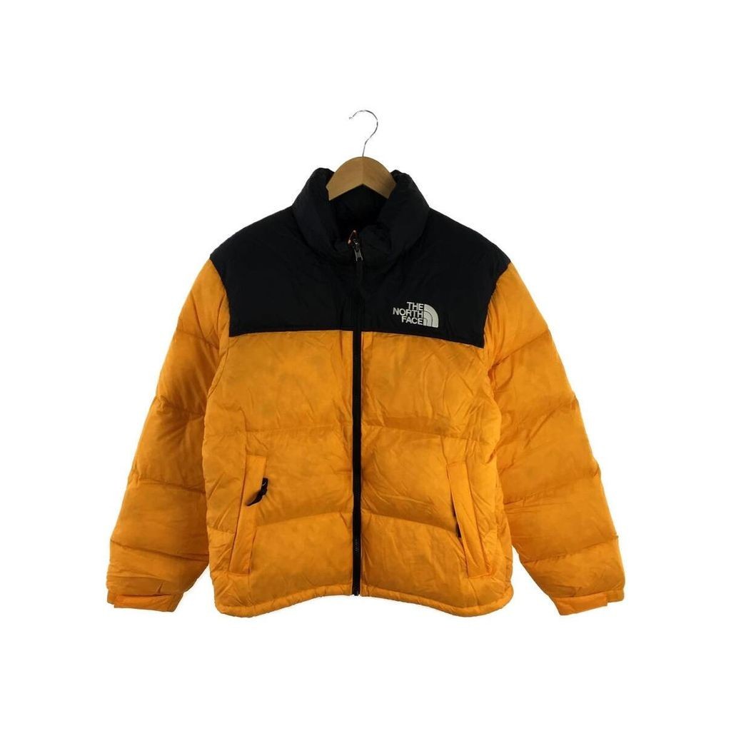 THE NORTH FACE 羽絨服 夾克外套尼龍 黃色 日本直送 二手