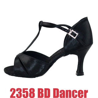 拉丁女鞋 BD Dancer 2358 帶高跟鞋 8.5cm (2358BD8P) - 黑色